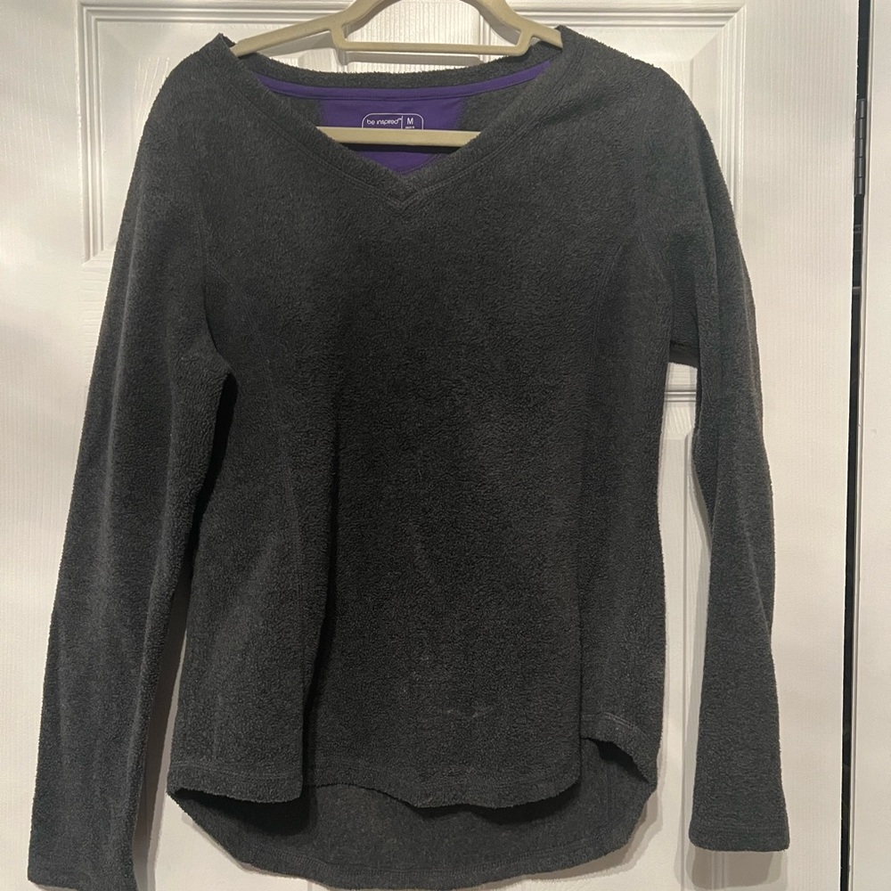 Be Inspired Fleece Sweatshirt - Grey M